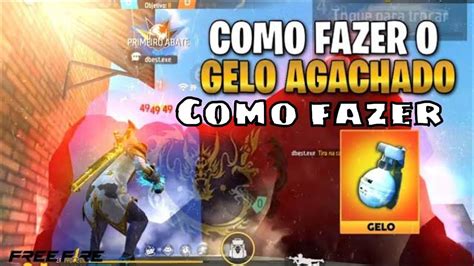 Tutorial De De Gelo Agachando Free Fire YouTube