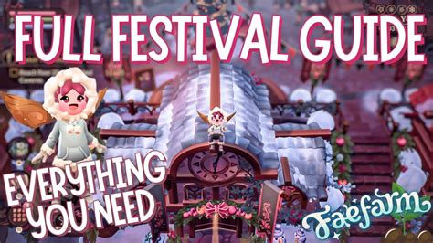 Everything You Need For All Festivals Faefarm Guide Tutorial