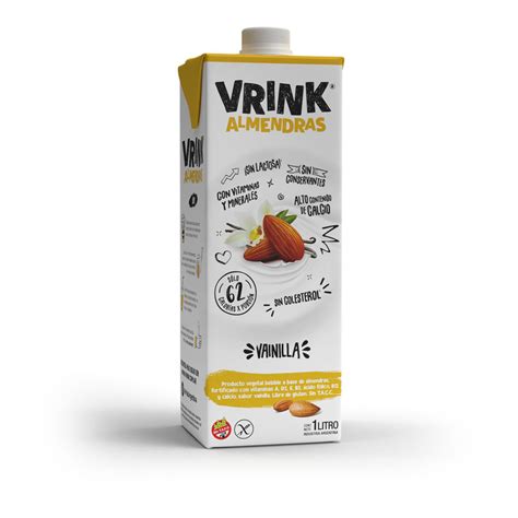 Bebida Vegetal Vrink De Almendra Con Vainilla X 1 L The Food Market