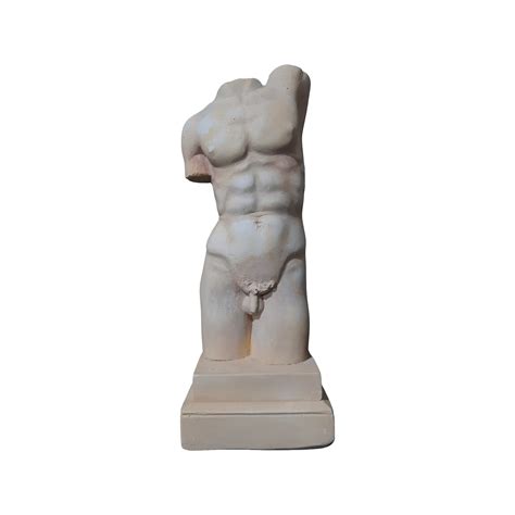 Hermes Statue Nude Body Torso Greek Handmade Sculpture Cm Etsy