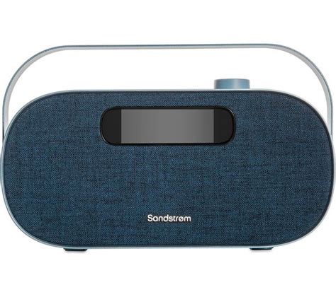 SANDSTROM SF DABA18 Portable DAB FM Bluetooth Radio Blue Currys