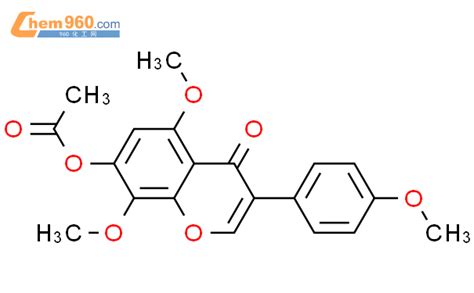 100064 15 1 4H 1 Benzopyran 4 One 7 Acetyloxy 5 8 Dimethoxy 3 4