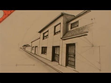 Casa En Perspectiva C Nica Oblicua Por Puntos M Tricos Youtube