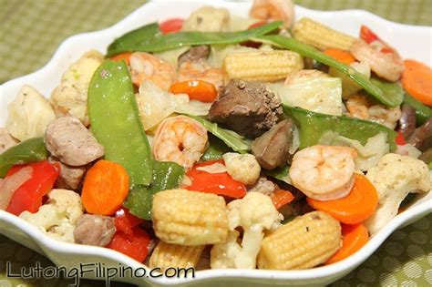 Chop Suey Recipe Filipino Recipes From Lutong Filipino Recipe