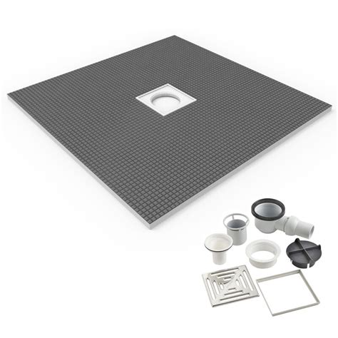 Gravahaus Tileable Xps Foam Wet Room Shower Tray Former Kit Inc