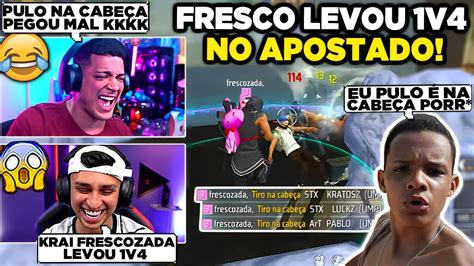 NOBRU E CEROL FORAM A LOUCURA AO VER FRESCO LEVANDO 1V4 NO APOSTADO