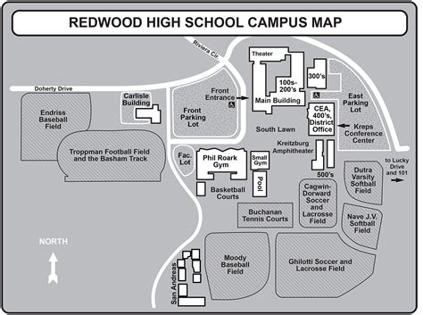 Redwood High School Map - Bianca Samantha