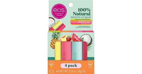 EOS 4 Pack Super Soft Shea Lip Balm Stick Variety Pack Price