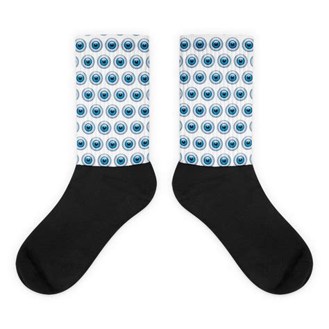 Eyeball Pattern Socks Eye T For Optometrists Glasses Lovers