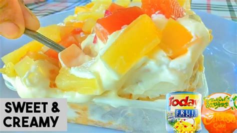 Sweet And Fruity Dessert Lemon Square Cheesecake Ice Cream De Fruta