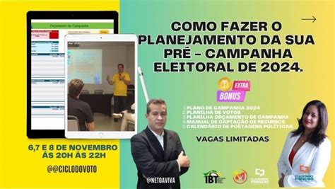 Planejamento De Campanha Eleitoral 2024 Online Sympla