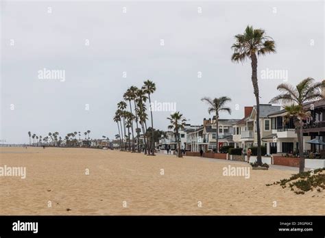 Beachfront homes on Balboa Island, CA Stock Photo - Alamy