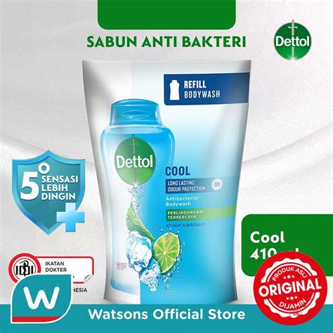 Jual Dettol Antibacterial Bodywash Refill Cool With Icy Mint