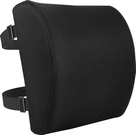 Amazon Basics Comfortable Back Support Cushion For Office Chairs Memory Foam