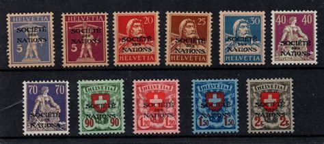 Suisse Service Stamps Societe Des Nations Catawiki