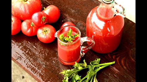 Sok Od Paradajza Video Tomato Juice Recipe Youtube