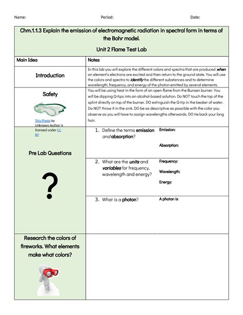 Student Exploration Bohr Model Introduction 9