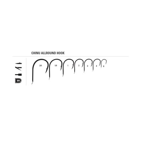 Mustad Chinu Allround Np Bn Hooks Size No No