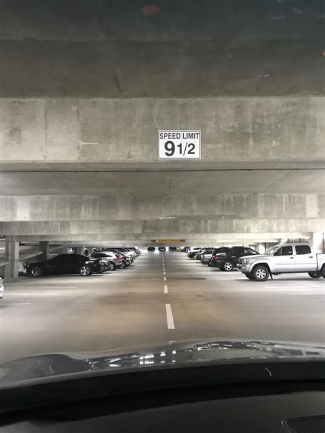 The speed limit in my parking garage is 9.5 : r/mildlyinteresting