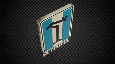 De Tomaso Logo - 3D Model by 3d_logoman