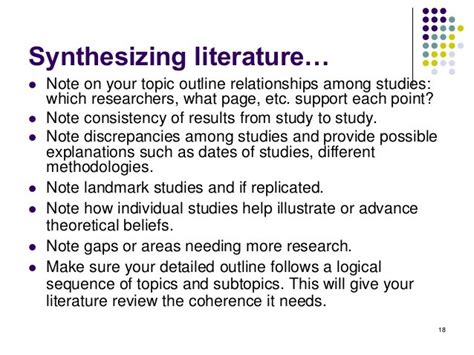 What Is Literature Synthesis