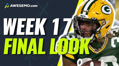 Nfl Dfs Picks Week 17 Final News And Notes Draftkings Fanduel 1221