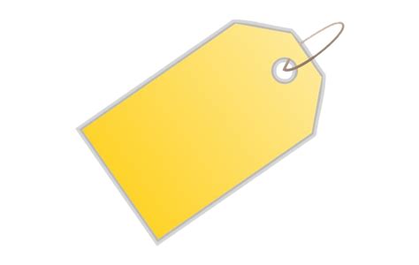 Price Tag Yellow Label Product Merchandise Label Clipart Png All