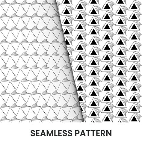 3d triangle seamless pattern background template 23216714 Vector Art at ...