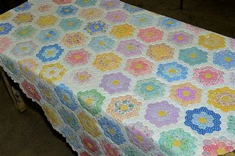 Grandmother Flower Garden Quilt Pattern Free Best Flower Site