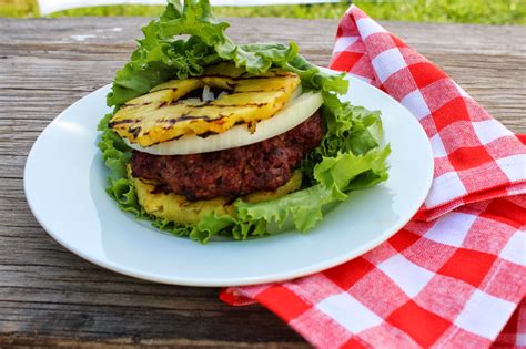 Fitviews Paleo Smoky Grilled Pineapple Burgers