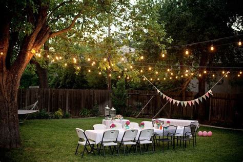 Elegant Back Yard Party Ideas