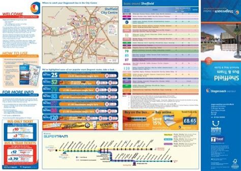 Sheffield Bus Map & Guide - Stagecoach Supertram