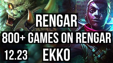 Rengar Vs Ekko Jng Quadra M Mastery Games Legendary