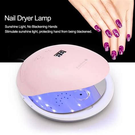 36w Intelligent Induction Nails Polish Glue Baking Lampara Nail Lamp