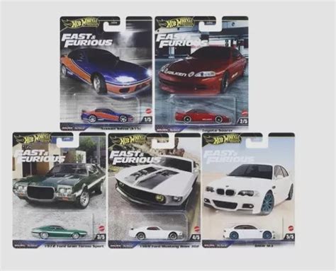 R Pidos Y Furiosos Hot Wheels Premium Serie De Autos Env O Gratis