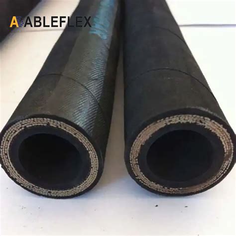 Four Layers Steel Wire Spiral Rubber Hose En Sp Sh Hydraulic Hose