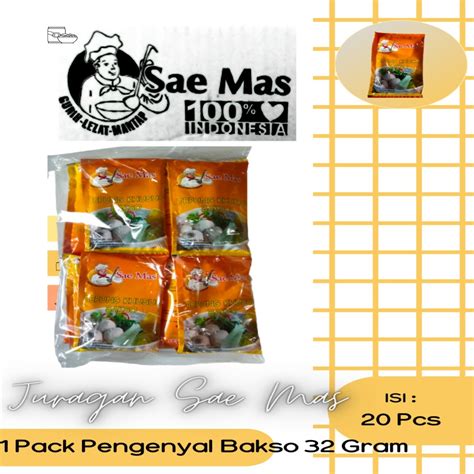 Tepung Pengenyal Bakso 32 Gram Sae Mas 1 Pack Lazada Indonesia