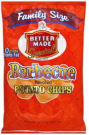 Better Made Potato Chips Barbecue, Family Size 10.5 oz Nutrition ...