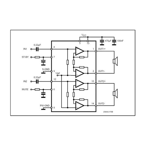 Modu Wzmacniacza Audio Tda X W