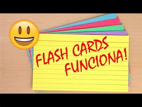 Como Fazer Um Flash Card Na Pr Tica T Cnica De Estudo Youtube