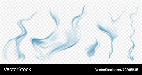 Smoke set Royalty Free Vector Image - VectorStock