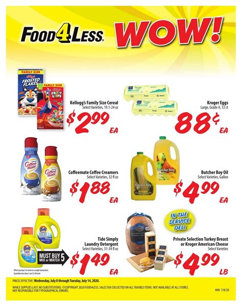 Food 4 Less Weekly Ad July 08 – July 14, 2020