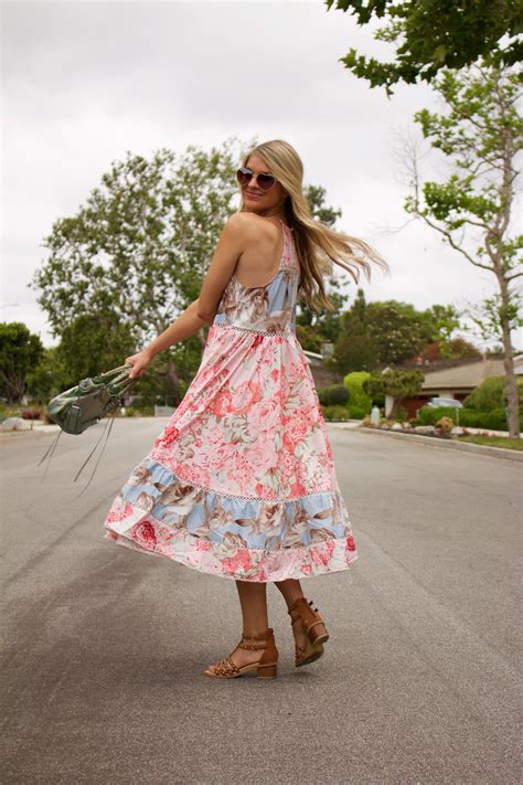 Floral Flowy Dress Ash N Fashn