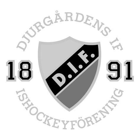 Djurgardens IF Logo Black and White – Brands Logos