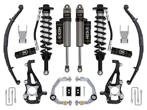 Icon 2021 2023 Ford F 150 4wd 35 45 Lift Stage 3 Suspension System Billet Uca W Leaf