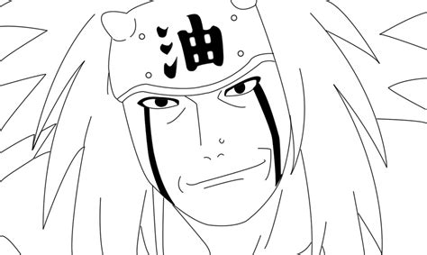 Jiraiya Lineart by Srapy on DeviantArt