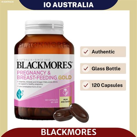 Blackmores Pregnancy And Breastfeeding Gold Capsules Lazada