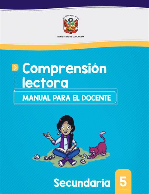 Comprension Lectora Manual Para El Docente Secundaria Pdf Somos