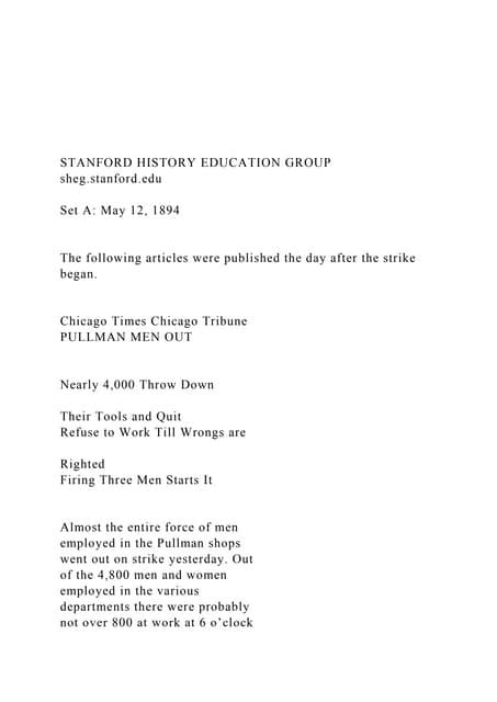 Stanford History Education Group Docx