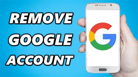 How To Remove A Google Account From An Android Phone Youtube